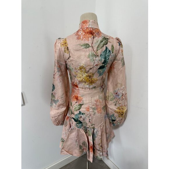 Zimmermann Illuminate Peplum Mini Dress - Picture 4 of 11